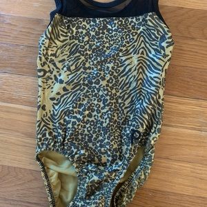 Plum leotard child medium